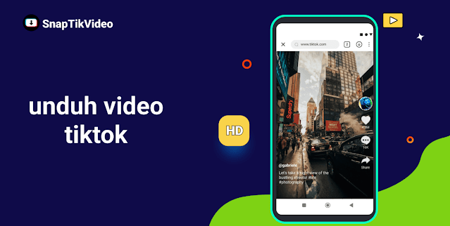 unduh video tiktok tanpa watermark dengan snaptikvideo