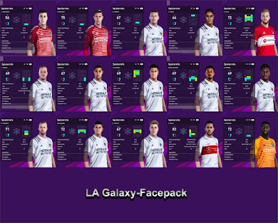 PES 2020 La Galaxy Facepack by I3ens