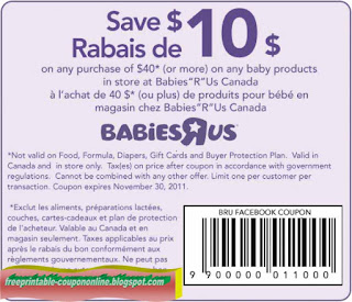 Free Printable Babies R Us Coupons