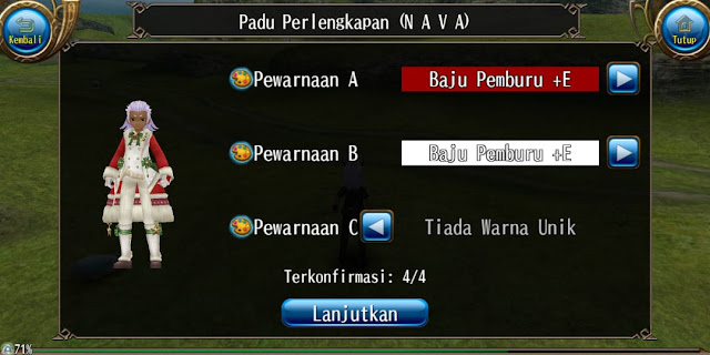 Warnai perlengkapan