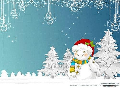 Snow White Christmas Desktop Wallpaper