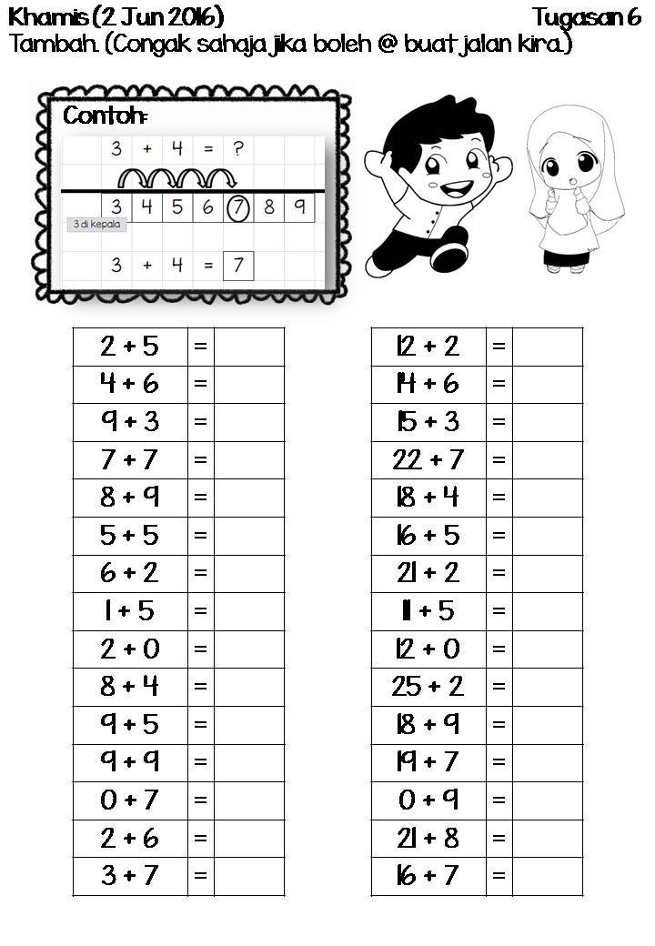 Kerja Rumah Matematik Tahun 2 Cuti Pertengahan Tahun