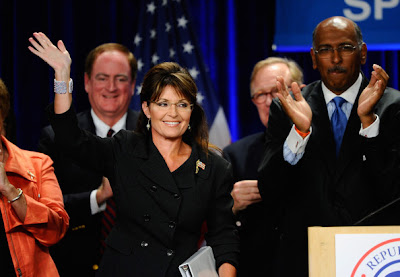 Sarah Palin Attends RNC Rally