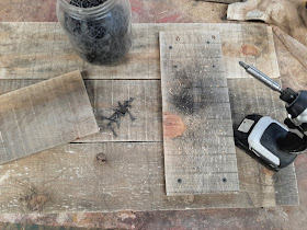 Reclaimed Pallet wood Seed Crate Bench