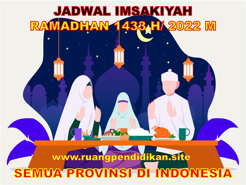 Jadwal Imsakiyah Bulan Ramadhan Tahun 1443 H / 2022 M