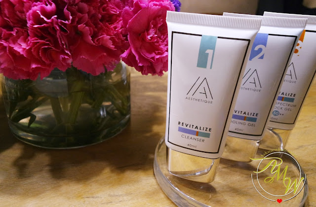 a photo of Aesthetique Solutions Microdermabrasion Device cooling gel, sunblock and cleanser