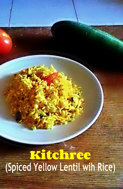 Kitchree (Spiced Yellow  Dal with Rice) Recipe @ treatntrick.blogspot.com