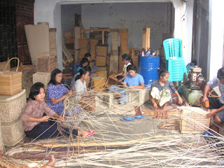 Pusat Industri Kerajinan  Rotan dan bambu  Jepara 