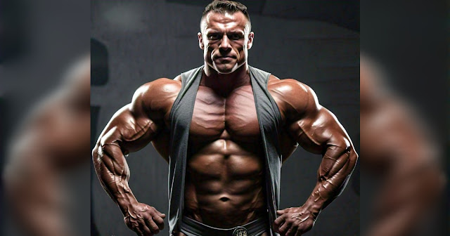 muscular male chest