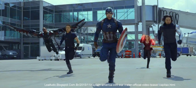 CAPTAIN AMERICA CIVIL WAR TRAILER OFFICIAL VIDEO TEASER of CAPITÃO LEALTUDO