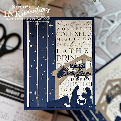 Stampin' Up! Night Divine Christmas card supplies | Nature's INKspirations by Angie McKenzie
