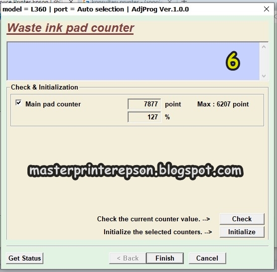 Cara Reset Printer EPSON L360 [ A Printer's Ink Pad Is At the End Of Its Service Life ] Work 100%