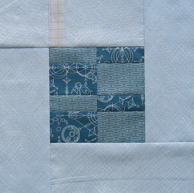 Modern quilt block using Tula Pink City Sampler pattern