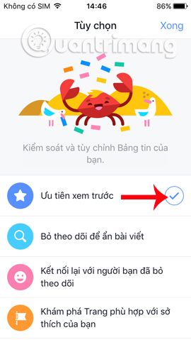 Prioritize the information that appears on the News Feed