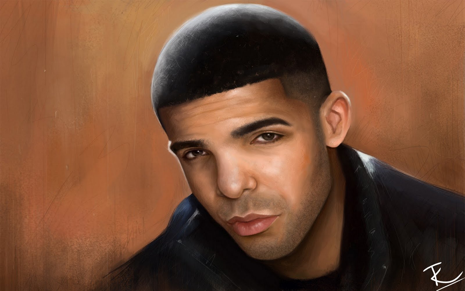 drake painting wallpaper