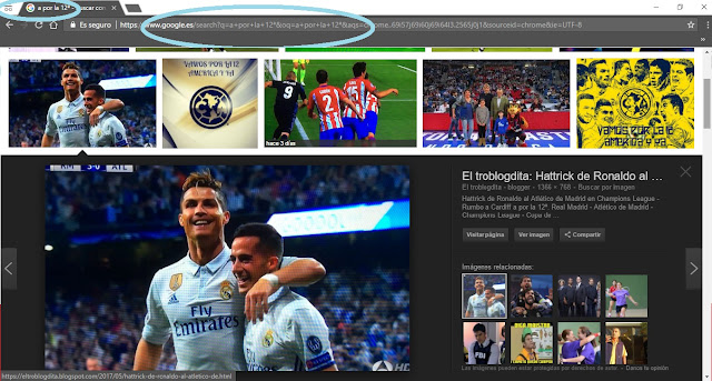 Resultados en Google tras buscar "A por la 12ª" y "A por la 12ª Champions League" en Google Imágenes - artículos de el troblogdita - el troblogdita - ÁlvaroGP - Social Media & SEO Strategist - SEO Strategist - Real Madrid Road to Cardiff