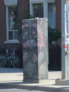 Toronto Utility Box Raccoon.