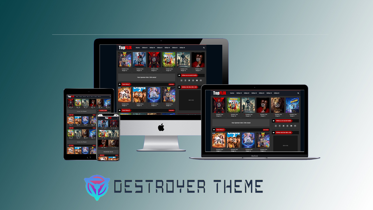 TopFlix Blogger Template Responsive