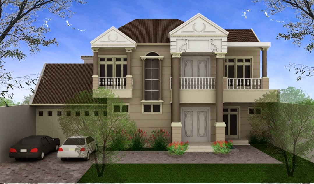  Desain  Rumah  Gaya Eropa 