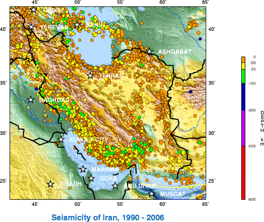 Major Earthquakes and Fault Zones of California--Shaded relief map showing Major Earthquakes and Fault Zones of California--Shaded relief map showing