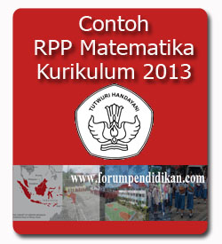 Contoh RPP Matematika Kurikulum 2013