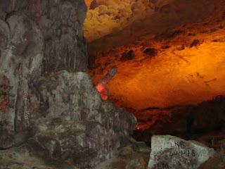 Virile male member in Hang Sung Sot Cave. Halong Bay. Vietnam