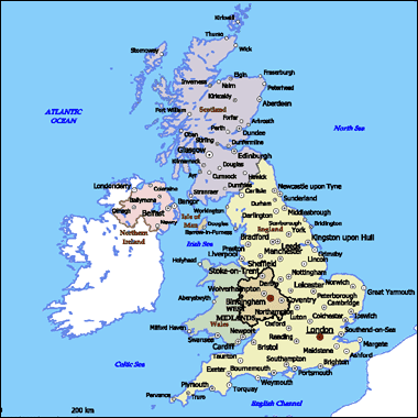 UK MAP - Map Of World