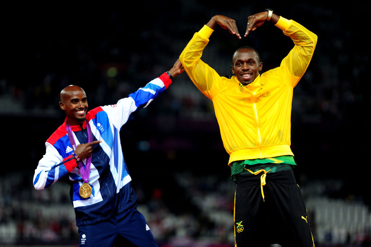 ... - easier. Yes, it's the 'Mobot' - the trademark move of Mo Farah