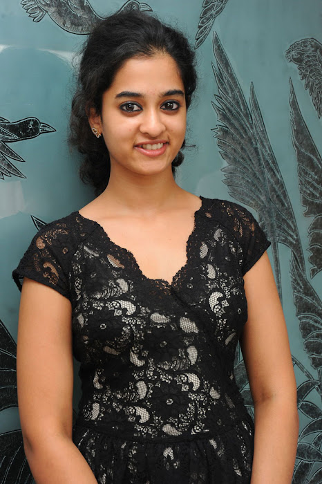 nanditha in black dress glamour  images