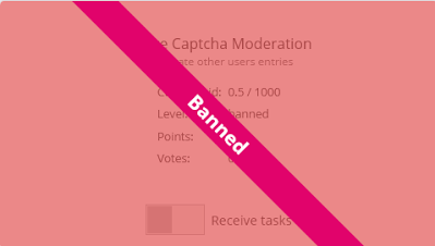 auto captcha typing banned