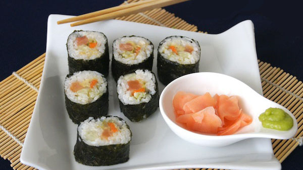 Receta sencilla para hacer sushi casero