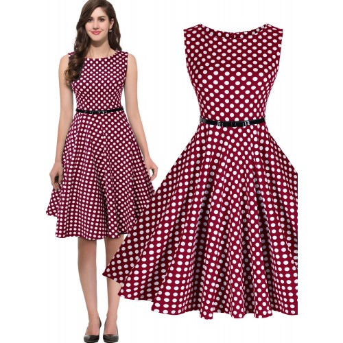 http://www.miusol.com/all-dresses/miusol-women-s-retro-polka-dot-sleeveless-with-belt-casual-bridesmaid-dress.html