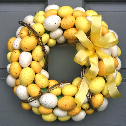 Super Saturday Craft Ideas 2012 on Dejavu Crafts  12 Super Cute Easter Wreaths Ideas