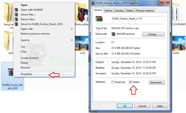 Cara Mudah Menyembunyikan File dan Folder di Windows 7 Agar Aman