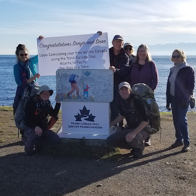 Sonya Richmond and Sean Morton Trans Canada Trail hike Atlantic to Pacific.