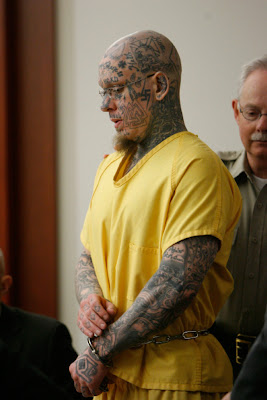 Skin Head Forehead Tattoo Prejudicial to Skin Head on Trial for Murder?