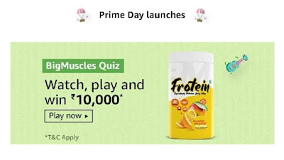 Frotein is the latest launch from Big Muscles coming up this Prime Day. The name Frotein comes from joining which two words?