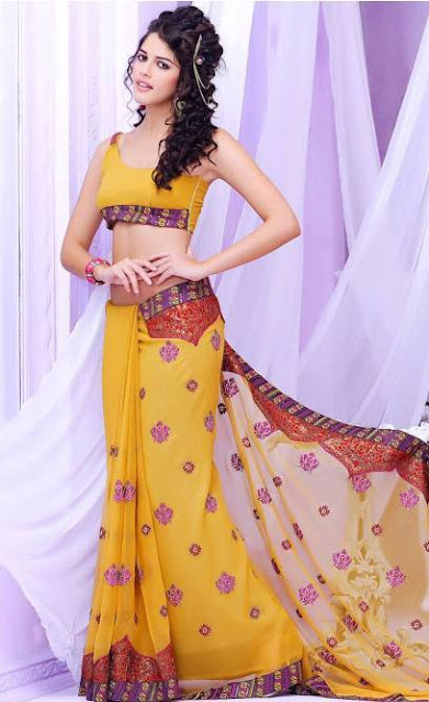 Colorful Party Wear For Women Indian Saree Designs