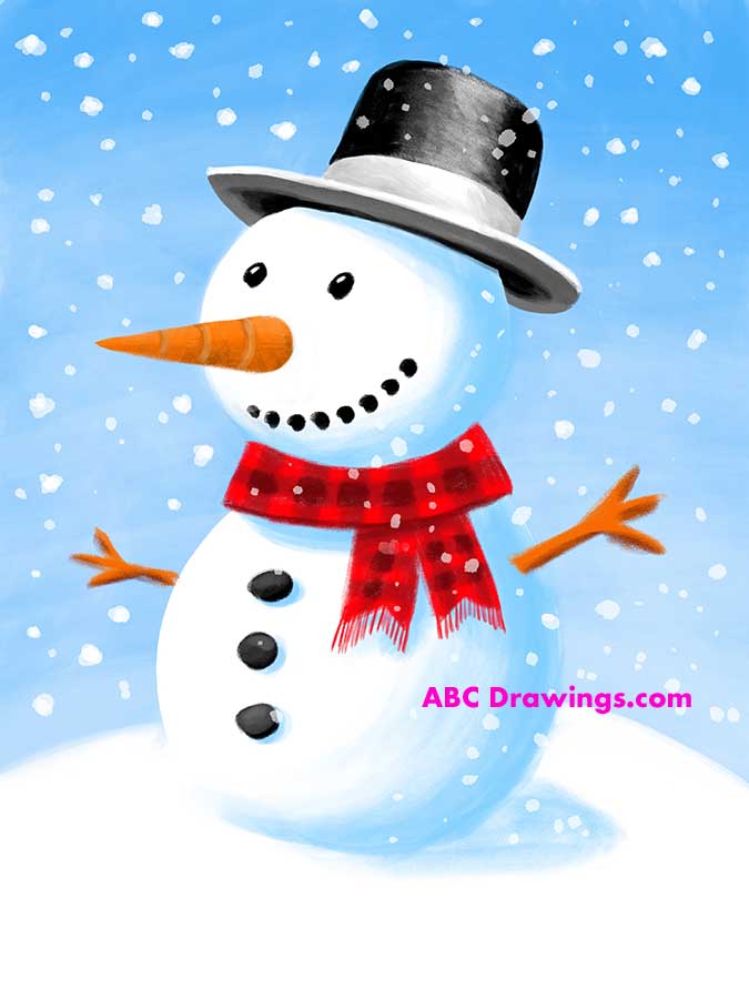 How to Draw Frosty from Frosty the Snowman (Frosty the Snowman) Step by  Step | DrawingTutorials101.com