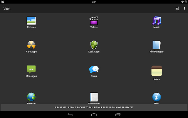 Screen-shoots-of-Audio-Manager-(Hide-it-Pro)-APK