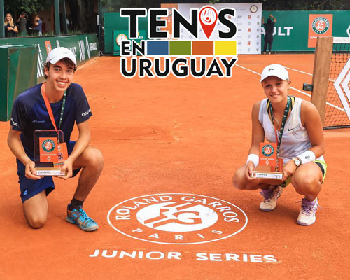 Alejandro Arcila y Sol Ailín Larraya Guidi, ganadores del Roland Garros Junior Series 2023