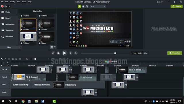 Camtasia 2019 Full Latest Version 32-Bit & 64-Bit Free Download