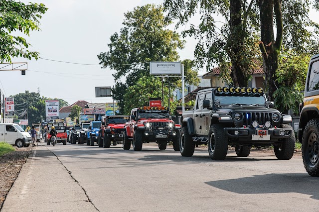 Rayakan 1st Anniversary Jeep Indonesia Owners ( JIO ) gelar Touring ke Tangkuban Parahu Lembang