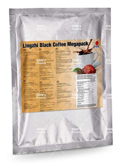 Café Noir Lingzhi de DXN (Paquet de 400 g)