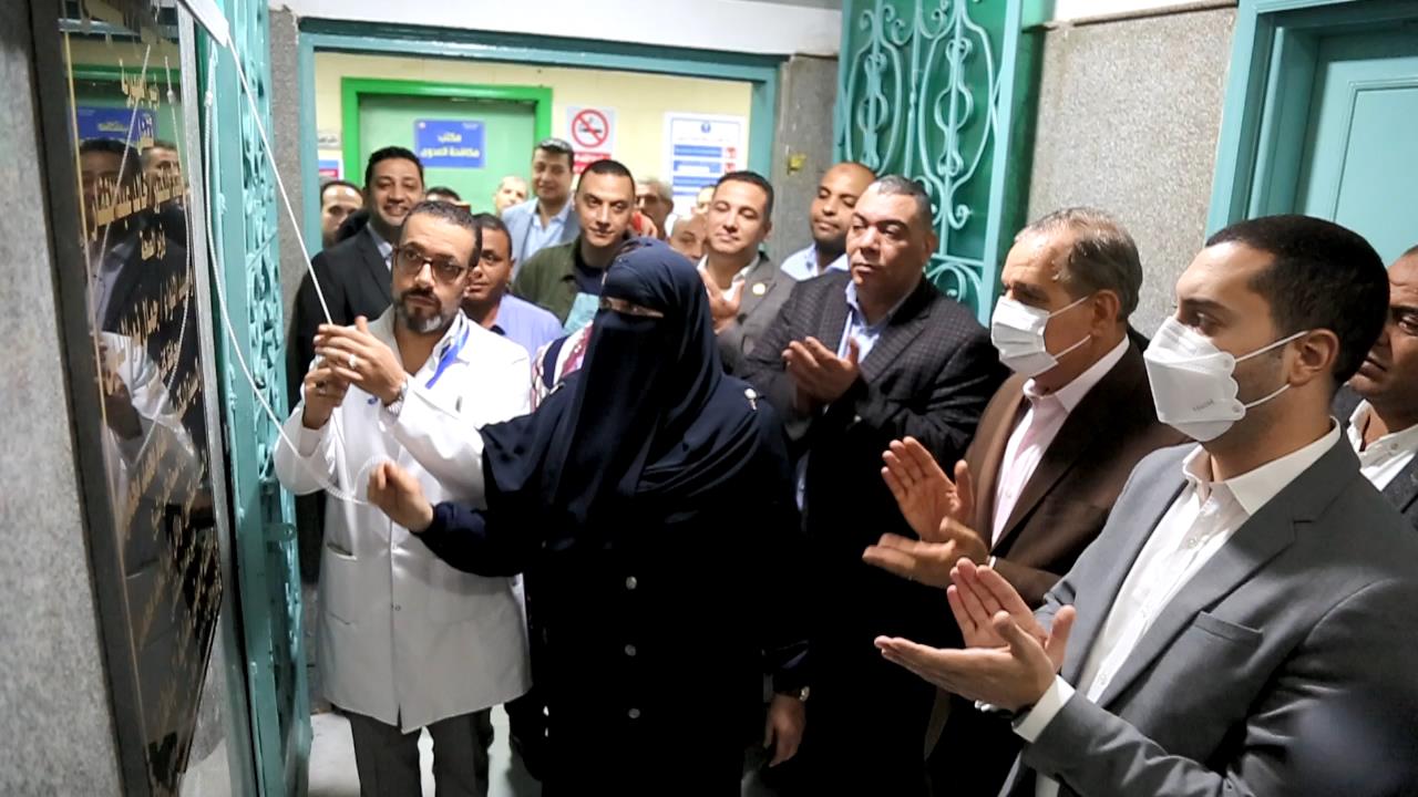 بالصور..افتتاح مبنى الدرجة الممتازة بمستشفى كفر الشيخ بتكلفة 20 مليون جنيه