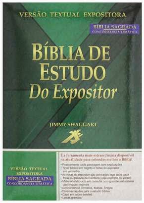 Bíblia De Estudo Do Expositor Jimmy Swaggart Biblia Sagrada 