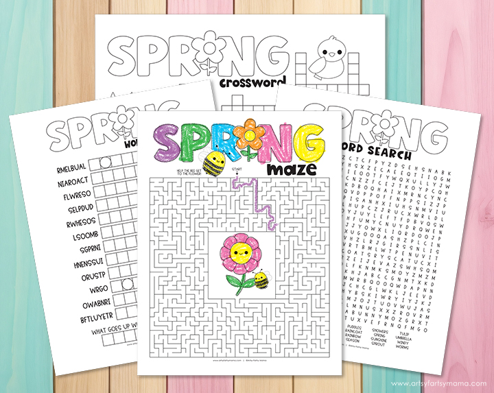 Free Printable Spring Activity Pack