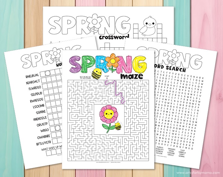 Free Printable Spring Activity Pack