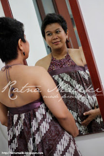 Foto Model Gaun  Batik  Untuk Ibu Hamil  Ratna Maliki Kebaya 