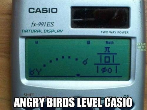 angry birds level casio